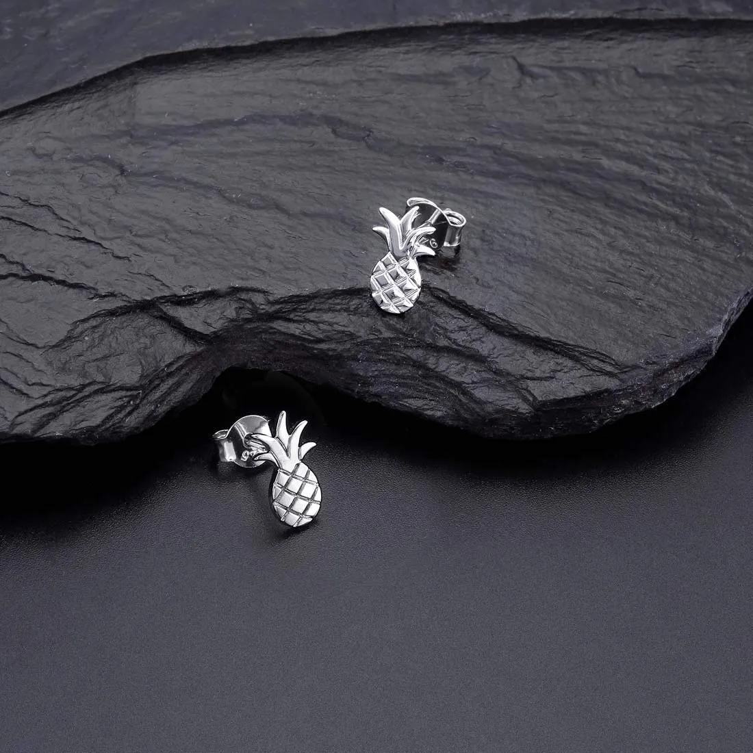 Diamond Treats Ananas Orecchini Argento 925 Color Argento