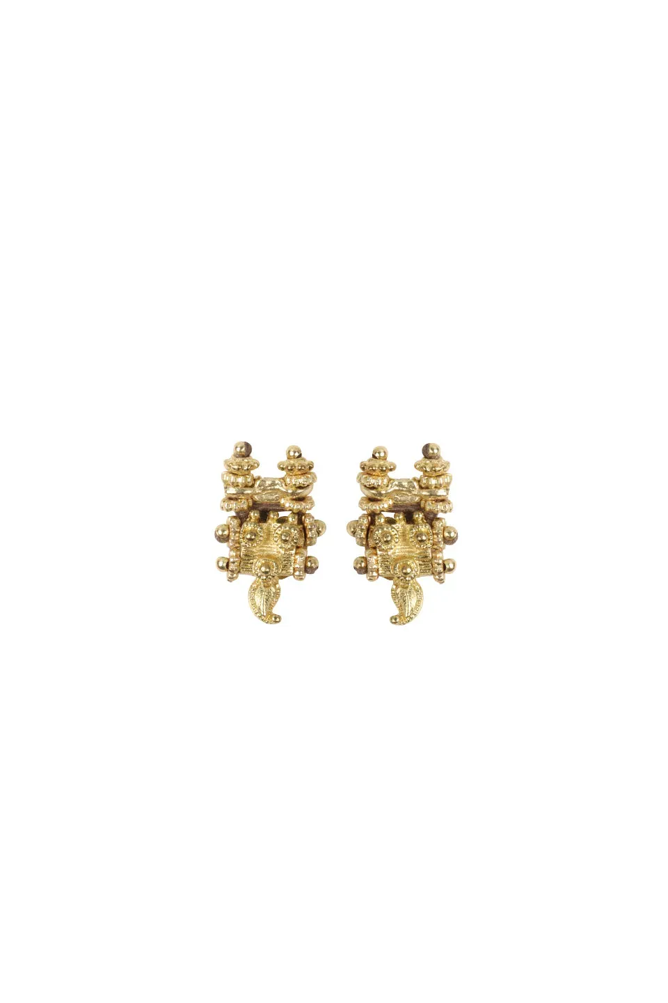 House of Tuhina Baisa Gold Nagasri orecchini heritage oro
