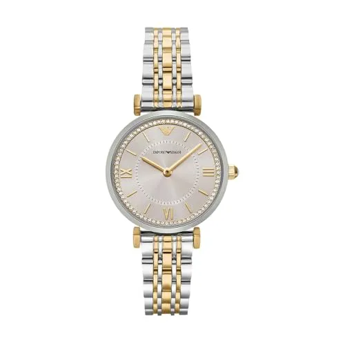 Emporio Armani AR11702 Orologio Donna Acciaio Champagne 32 mm