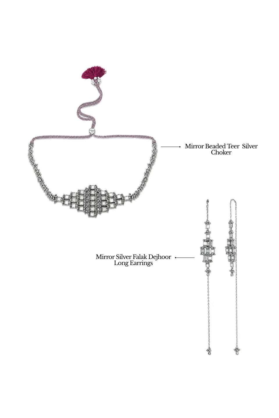 House of Tuhina Look 5 set gioielli oro 4 pezzi