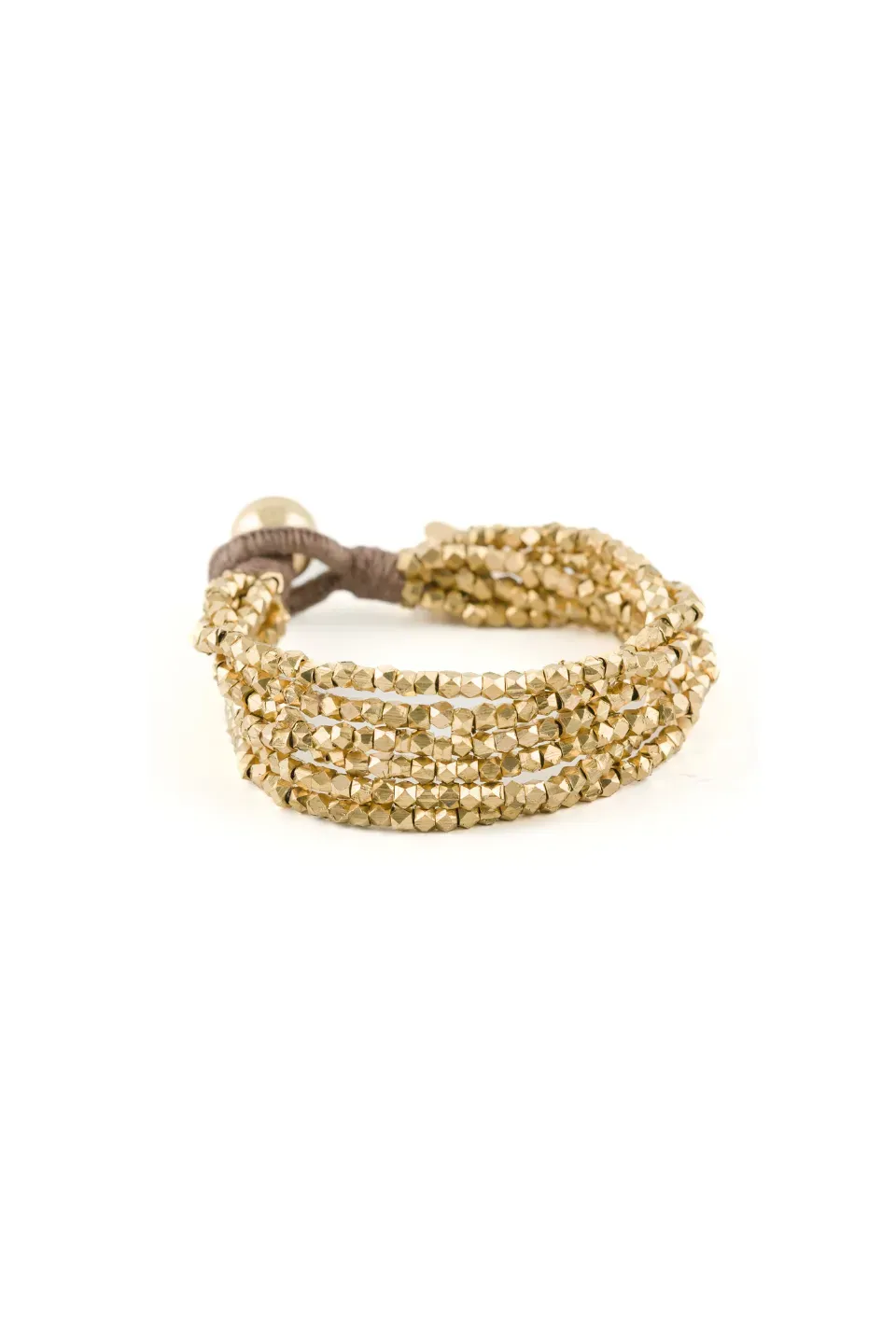 House of Tuhina Round Chauras bracciale multistrato