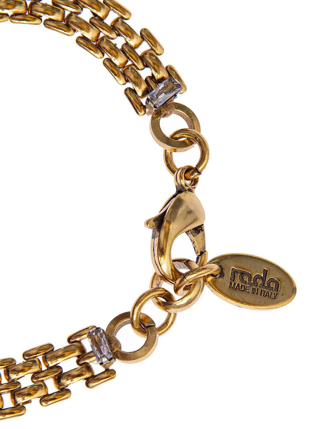 Rada Bracciale Catena con Pietra bracciale dorato pietra lilla