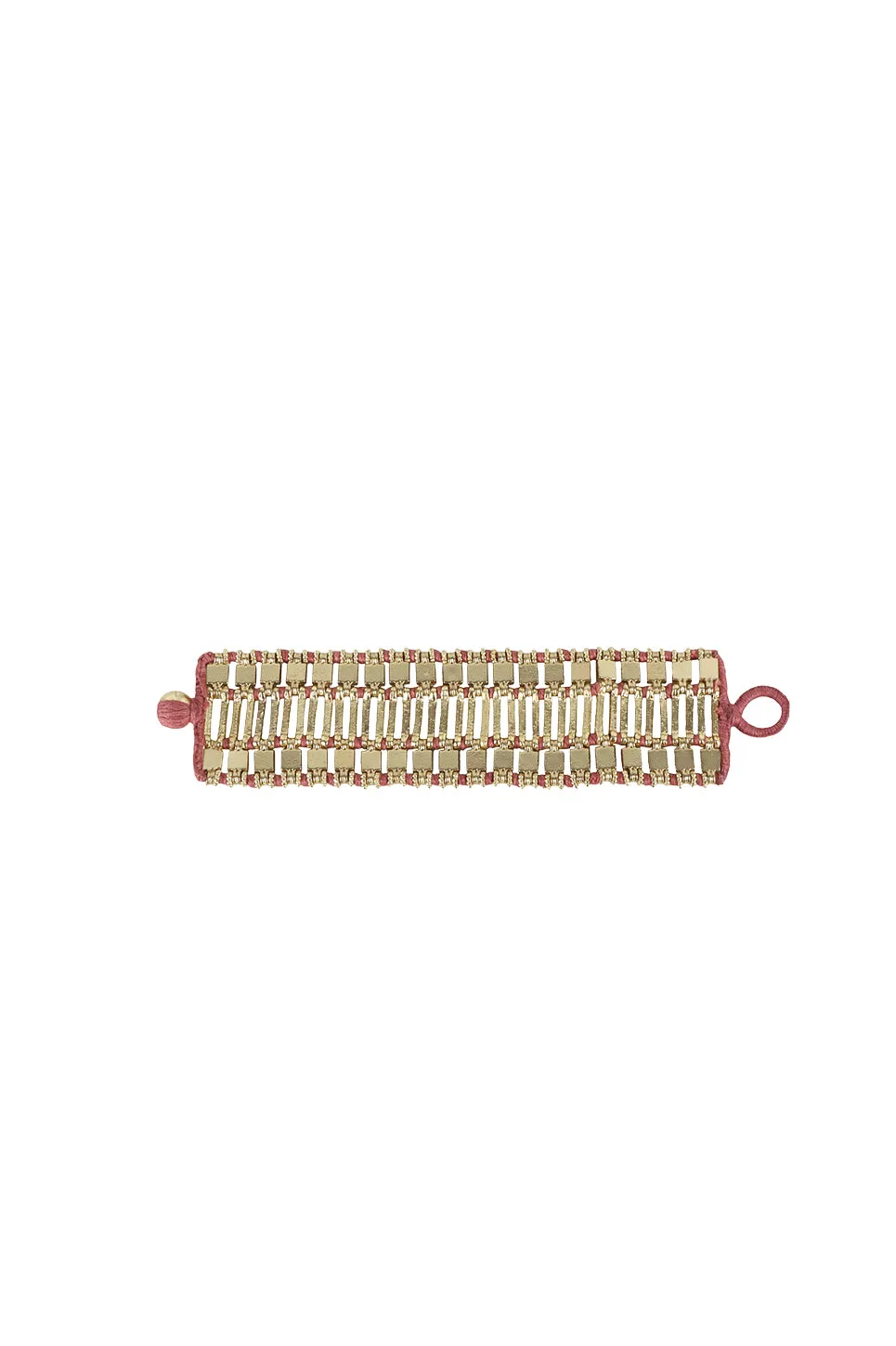 House of Tuhina Rudrani bracciale smaltato oro