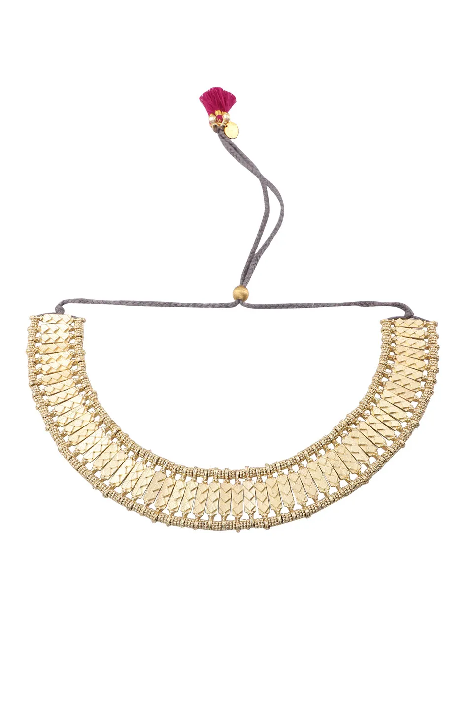 House of Tuhina Chocolate collana marrone artigianale