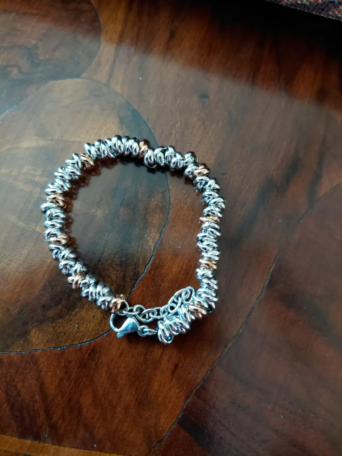 Dada Gioielli Bracciale Donna Anelli Blu Acciaio
