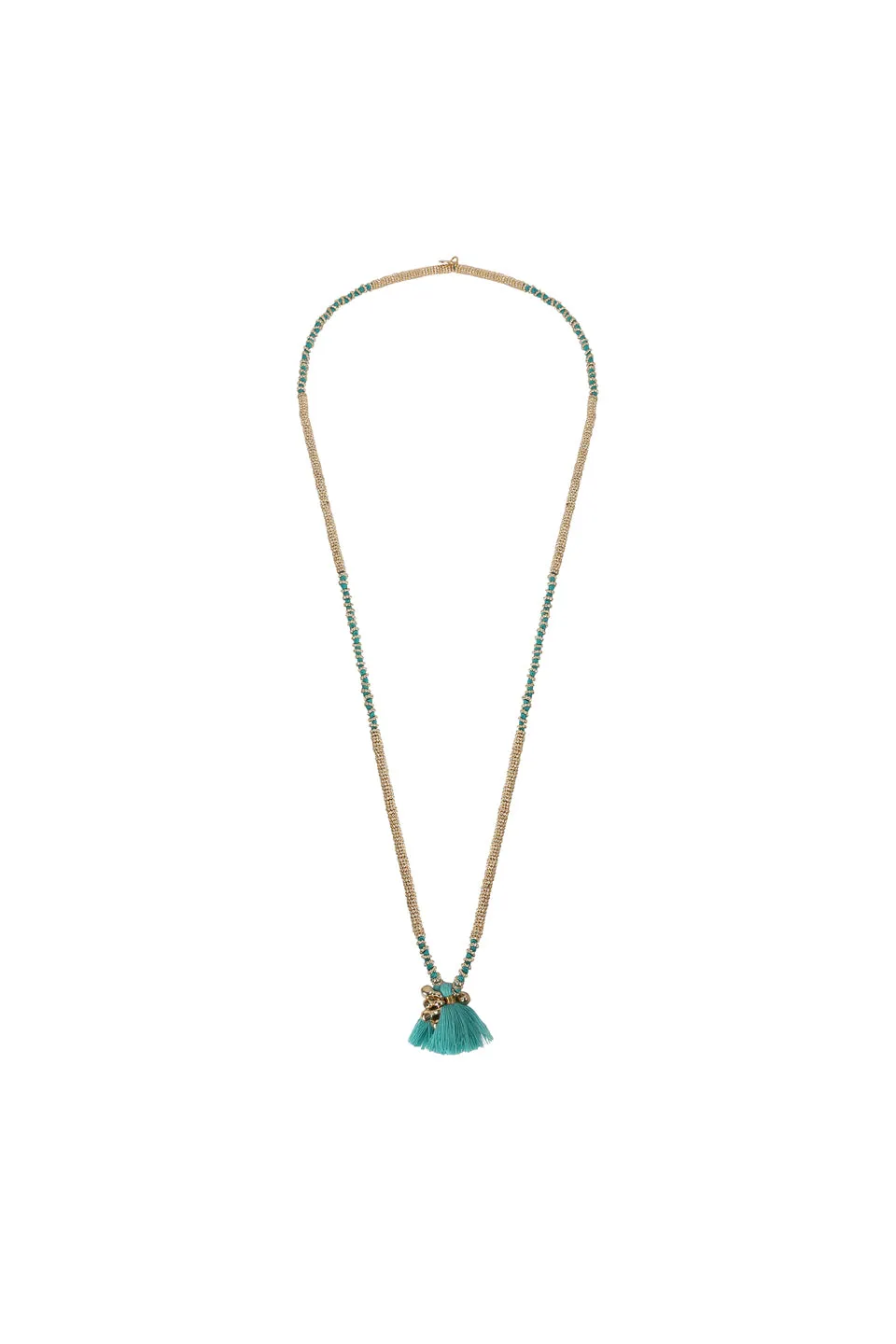House of Tuhina Fuljhadi collana lunga 30" corallo