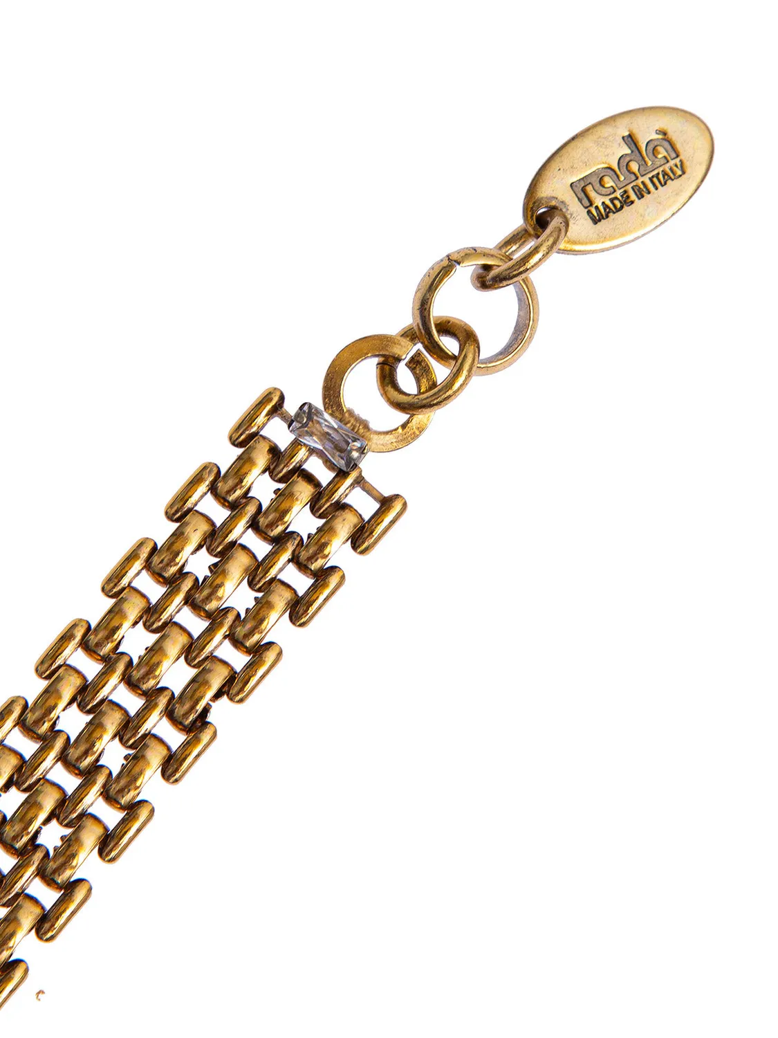 Rada Bracciale catena con pietre giallo pietre colorate