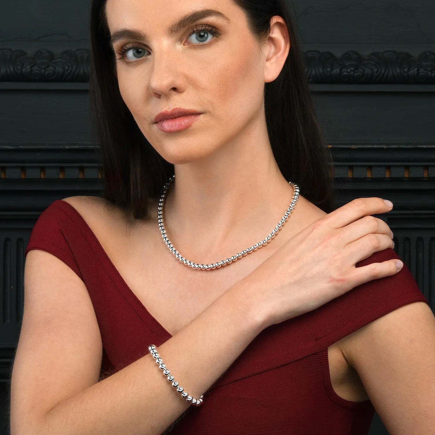 Diamond Treats Bracciale Sfere Argento 925 19 cm Donna