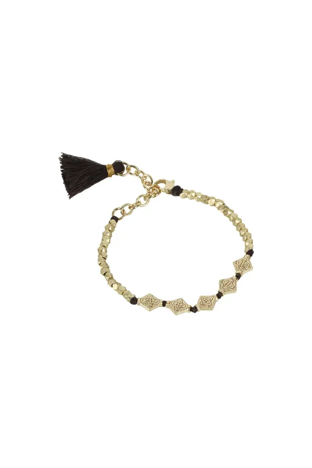 House of Tuhina Riddhi bracciale oro luna