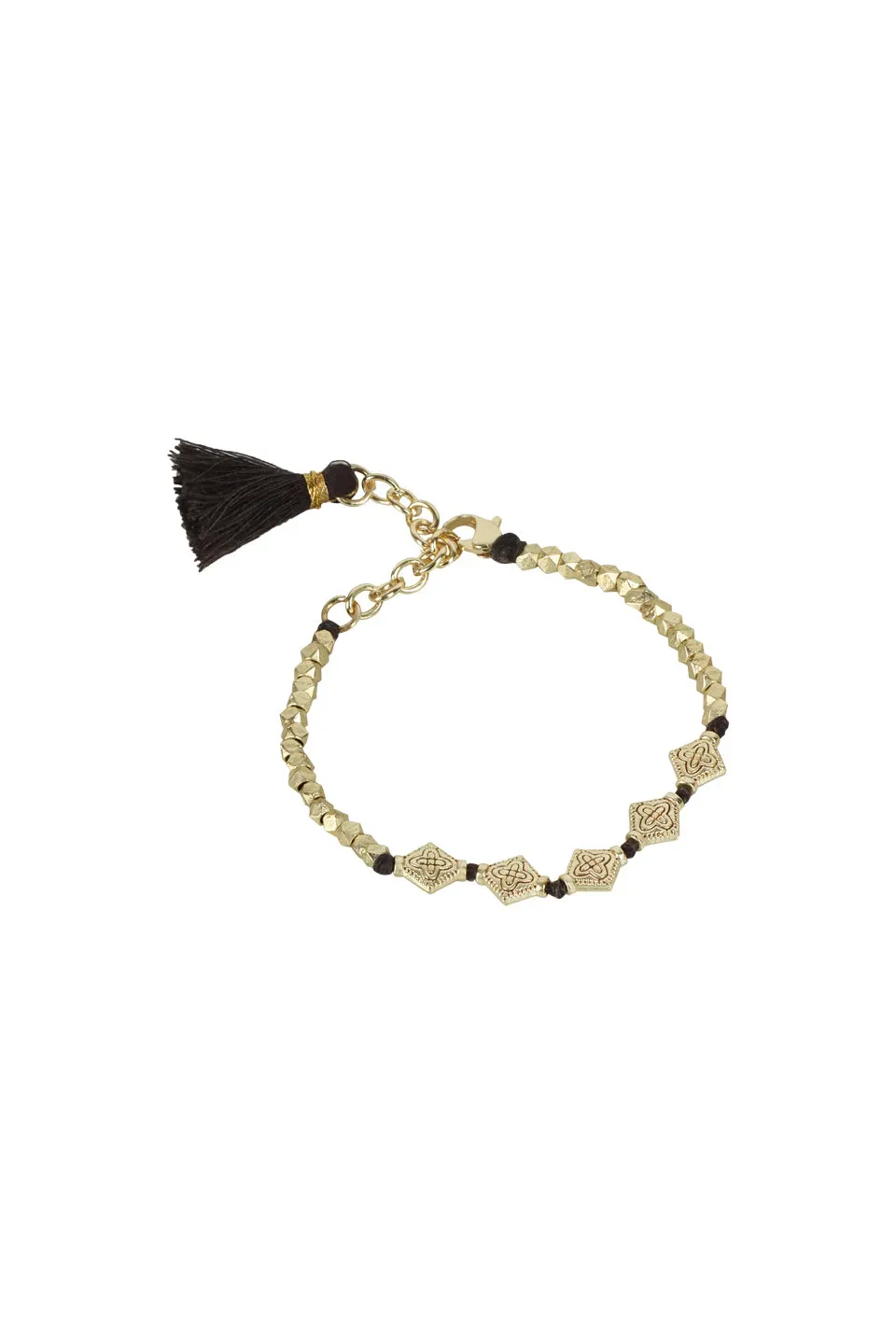 House of Tuhina Riddhi bracciale oro luna