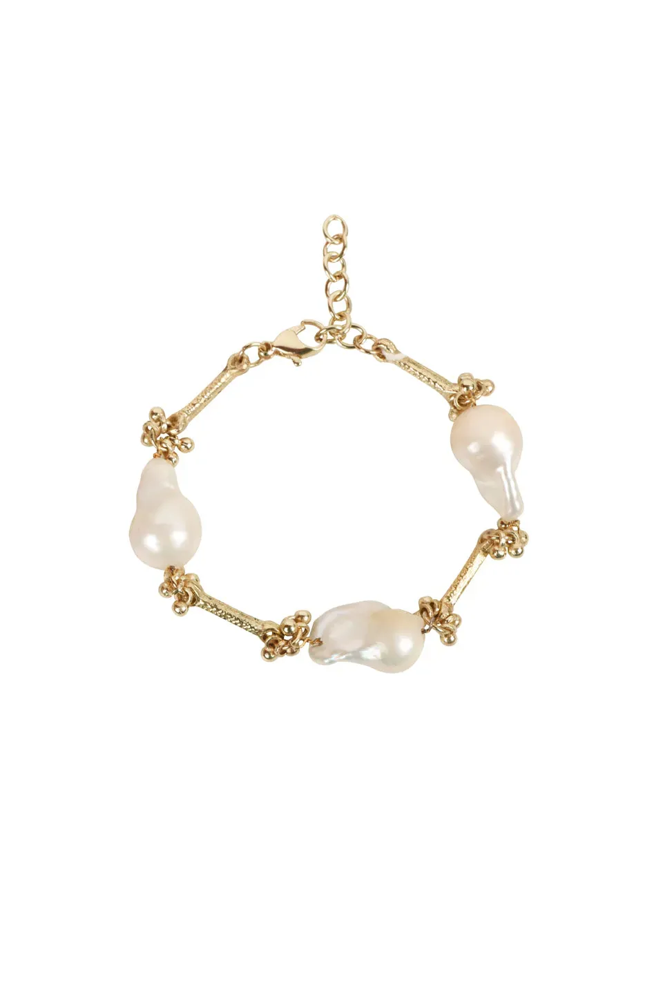 House of Tuhina Baisa Gold Mallika bracciale dorato