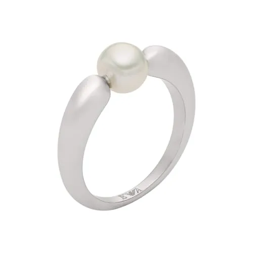Emporio Armani Anello Donna Focale Acciaio Misura 6.5