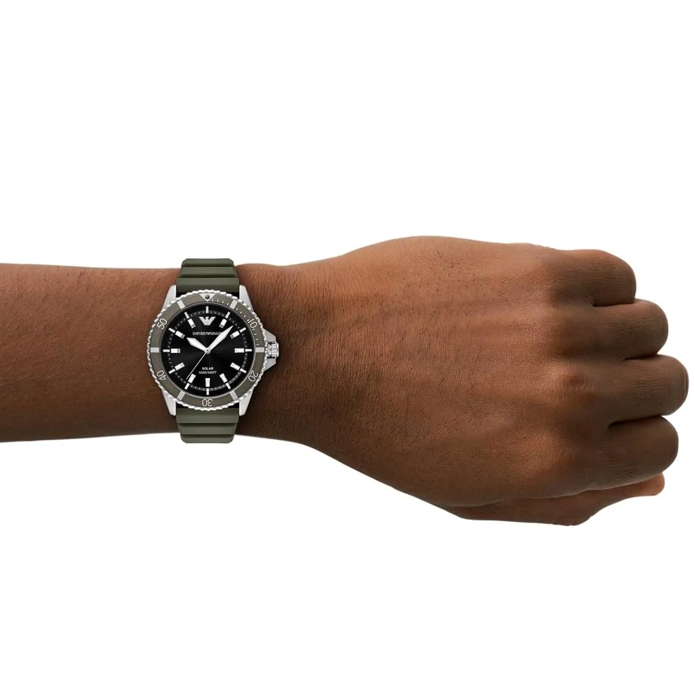 Emporio Armani AR11699 orologio solare silicone 42mm