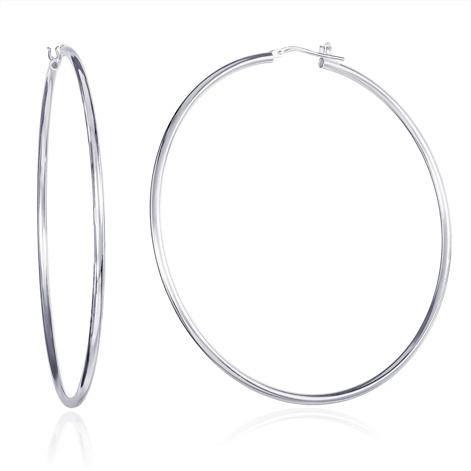 Diamond Treats Orecchini Cerchio Argento 925 20 mm